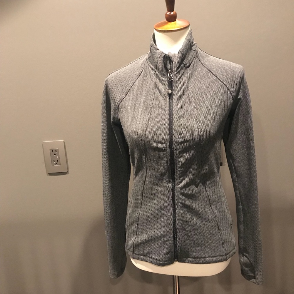 Athleta jacket, herringbone, size Small.